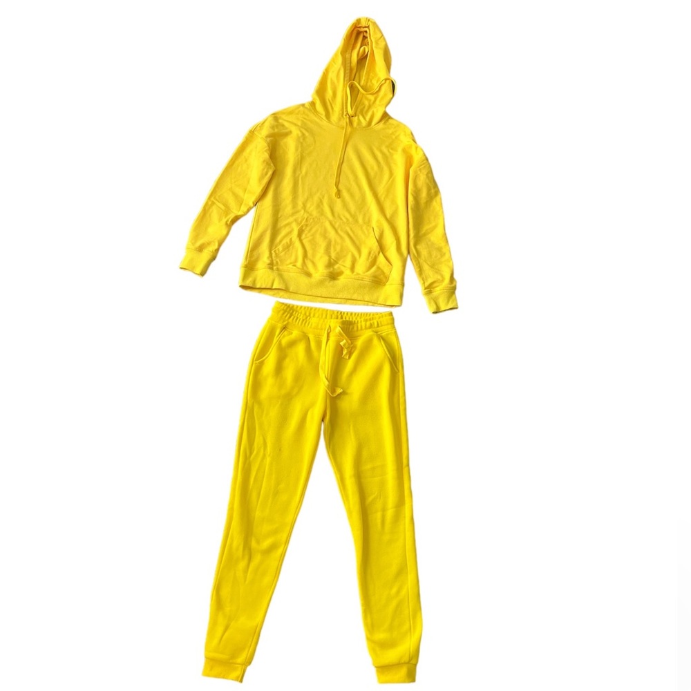 Yellow pjs/hoodie and sweatpants